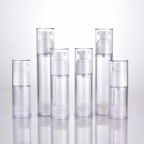 Neue Design-Serum-Airless-Pumpflasche mit verschiedenen Lotionen und Sprühpumpen